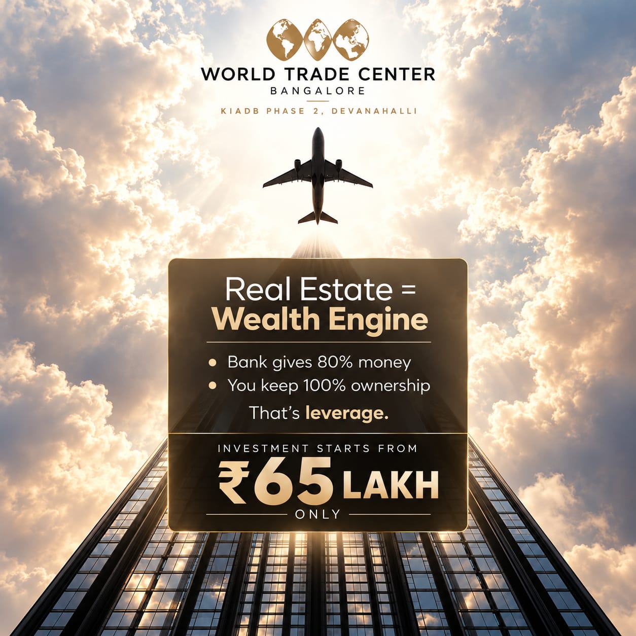Brigade WTC Devanahalli campaign - never depend on a single income, make investments to create a second source